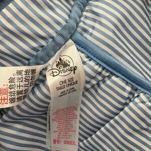 Disney Light Blue and White Striped Garment